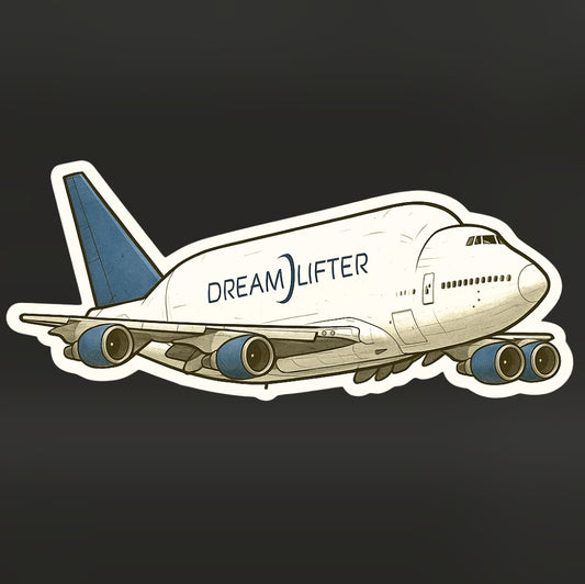 RBF現貨  747 LCF 10CM STICKER 貼紙 S10-LCF *free shipping* 全球免運費