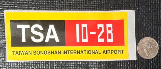 RBF現貨  TSA STICKER 松山機場 貼紙 S30-TSA *free shipping* 全球免運費