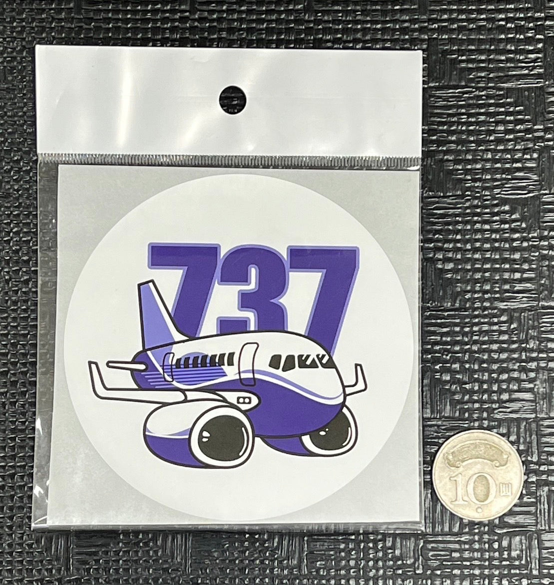 RBF絕版  737 STICKER 貼紙 S30-737 *free shipping* 全球免運費