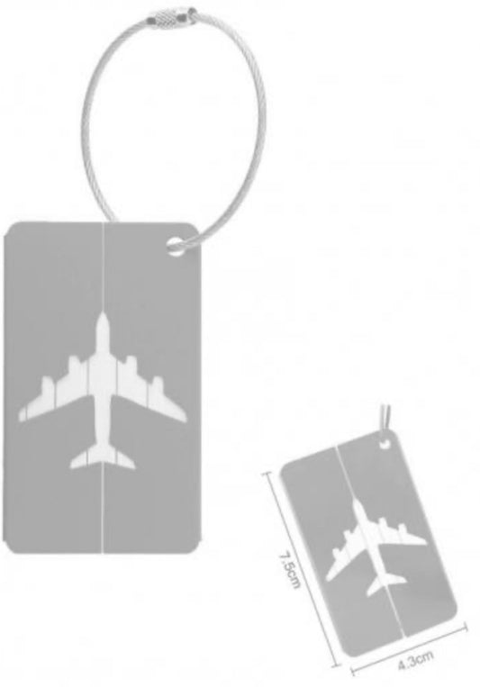 RBF現貨  LUGGAGE TAG SILVER 行李吊牌 銀 LT-SILVER *free shipping* 全球免運費