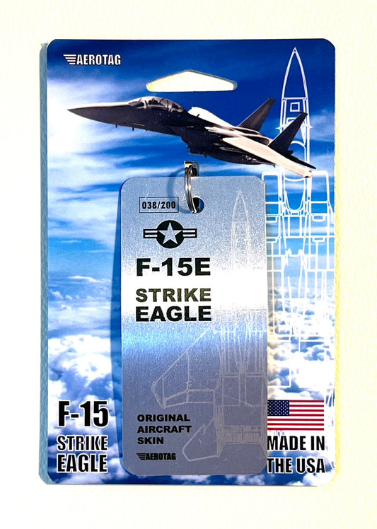 RBF現貨  F-15E USAF FUSELAGE TAG 蒙皮鑰匙圈 TAG-F15E-USAF *free shipping* 全球免運費