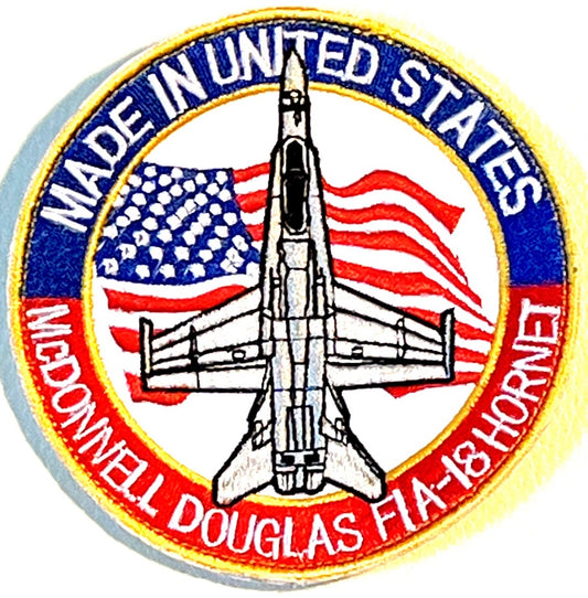 RBF現貨  MADE IN USA F-18 10CM PATCH 臂章 ARM-MDF18 *free shipping* 全球免運費