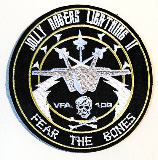 RBF現貨  JOLLY ROGERS F-35 10CM PATCH 臂章 ARM-FTBF35 *free shipping* 全球免運費
