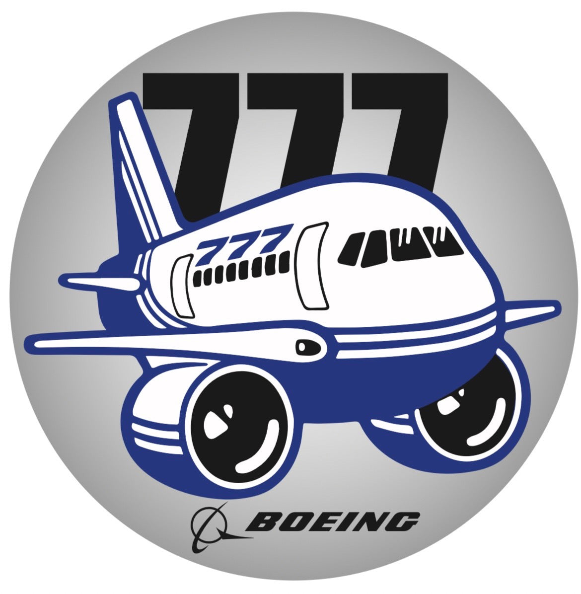 RBF現貨  BOEING 777 10CM STICKER 貼紙 S-C-777 *free shipping* 全球免運費