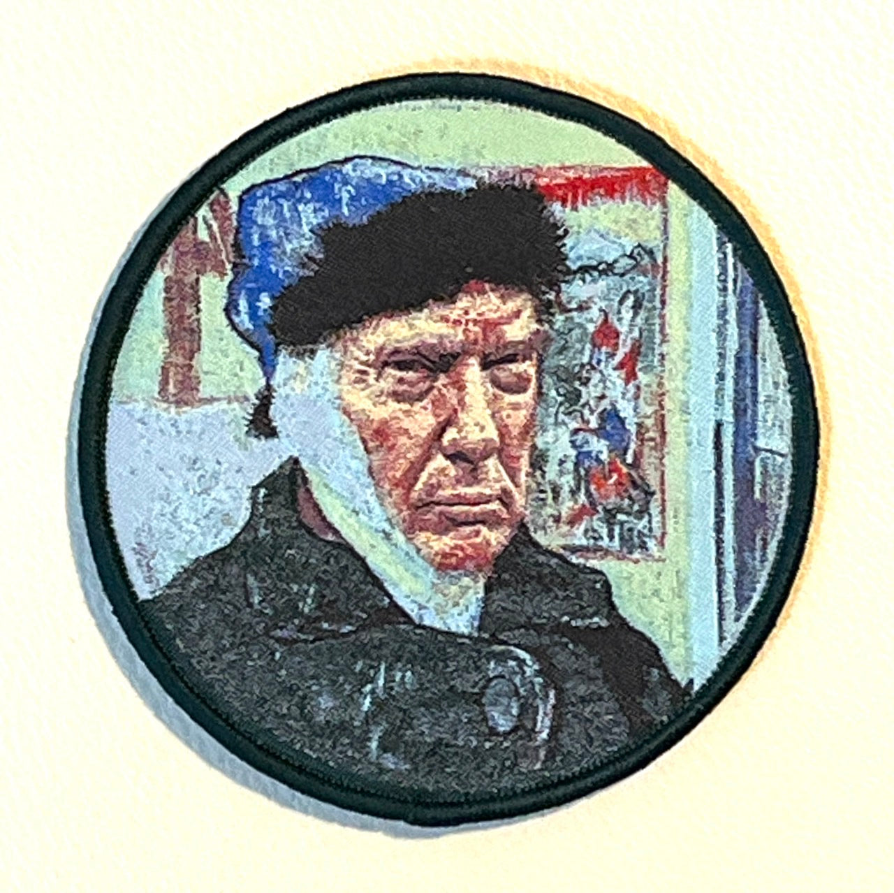 RBF現貨  TRUMP'S RIGHT EAR PATCH 10CM 臂章 ARM-TRUMP *free shipping* 全球免運費