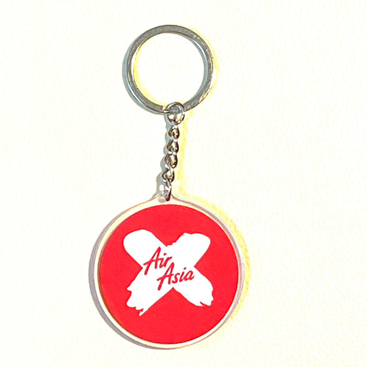 RBF絕版  AIR ASIA Plastic key chain 5cm 鑰匙圈 KR5-AK *free shipping* 全球免運費