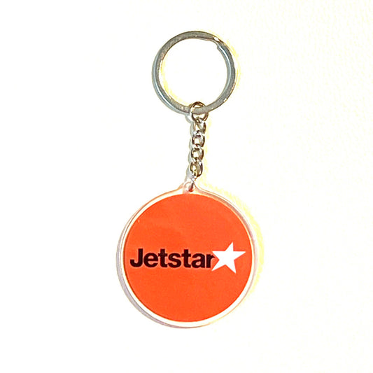 RBF絕版  JETSTAR Plastic key chain 5cm 鑰匙圈 KR5-JQ *free shipping* 全球免運費