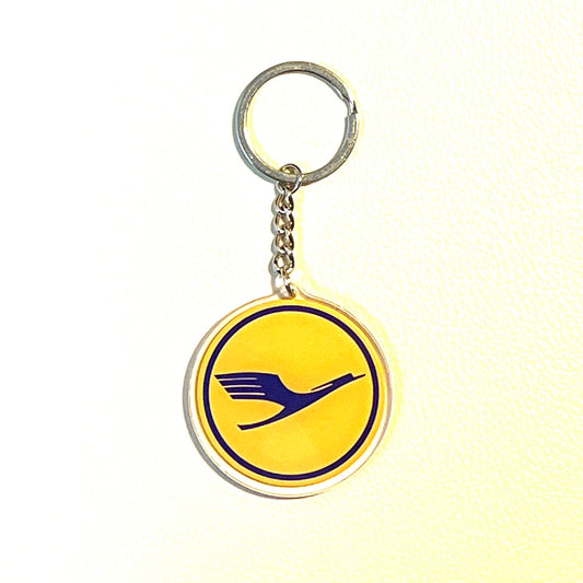 RBF絕版  LUFTHANSA Plastic key chain 5cm 鑰匙圈 KR5-LH *free shipping* 全球免運費