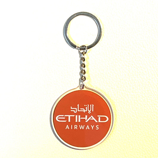 RBF絕版  ETIHAD Plastic key chain 5cm 鑰匙圈 KR5-EY *free shipping* 全球免運費