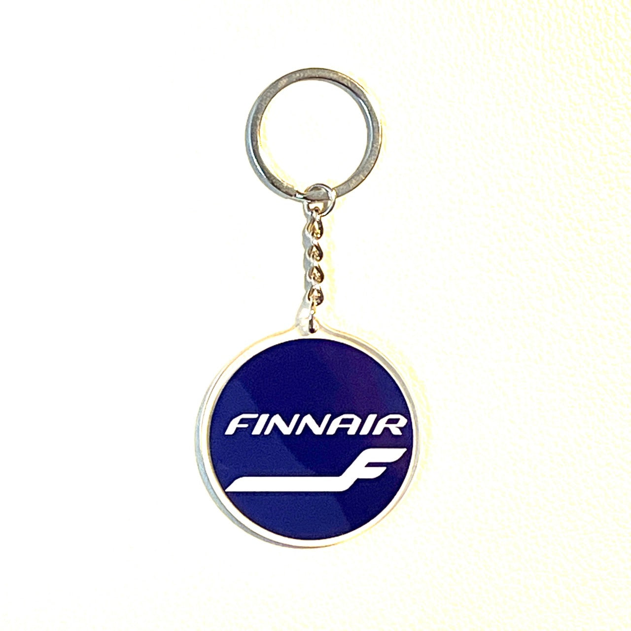 RBF絕版  FINNAIR Plastic key chain 5cm 鑰匙圈 KR5-AY *free shipping* 全球免運費