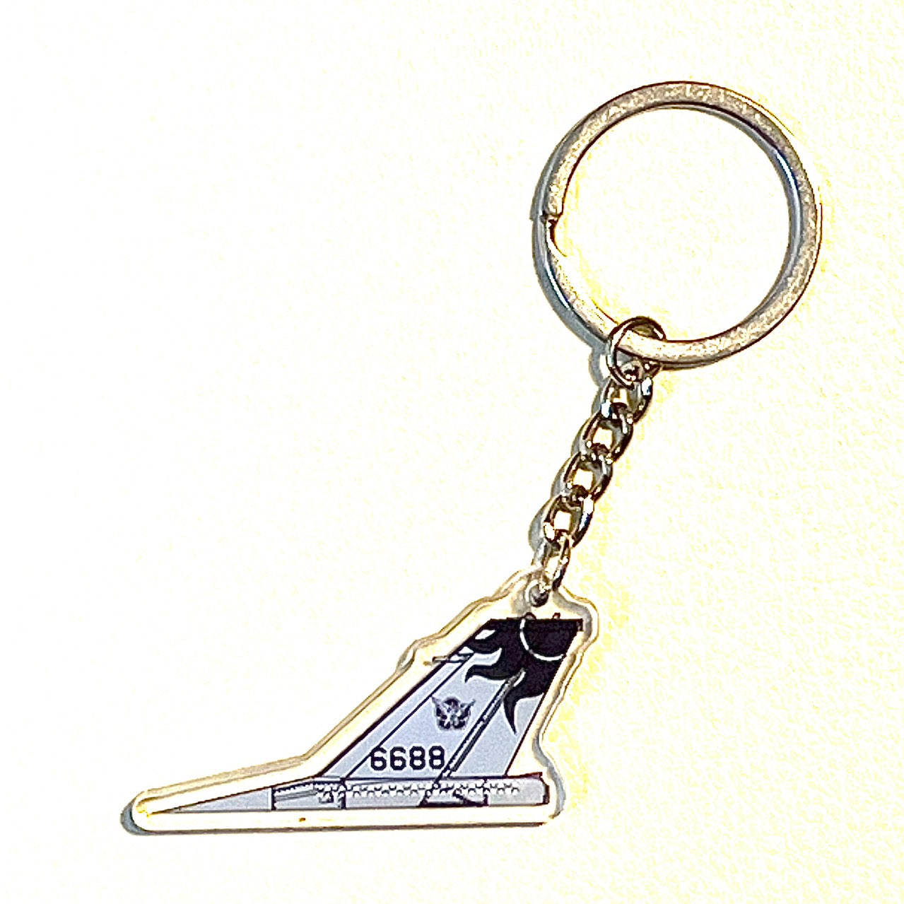 RBF絕版  ROCAF F-16 6688 plastic key chain 5c K-T-TW6688 *free shipping* 全球免運費