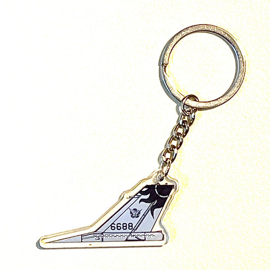 RBF絕版  ROCAF F-16 6688 plastic key chain 5c K-T-TW6688 *free shipping* 全球免運費