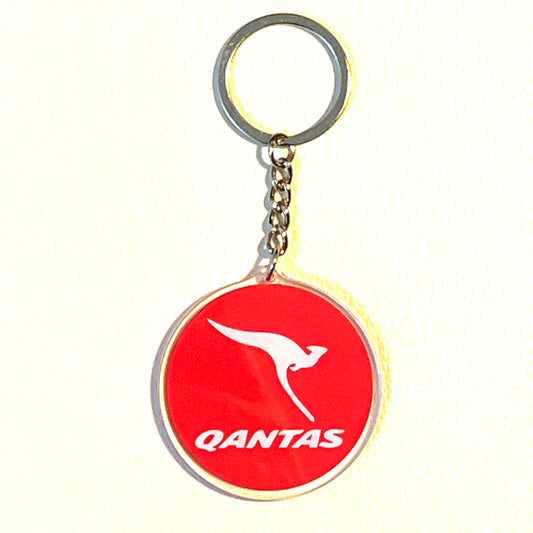 RBF絕版  QANTAS Plastic key chain 5cm 鑰匙圈 KR5-QF *free shipping* 全球免運費