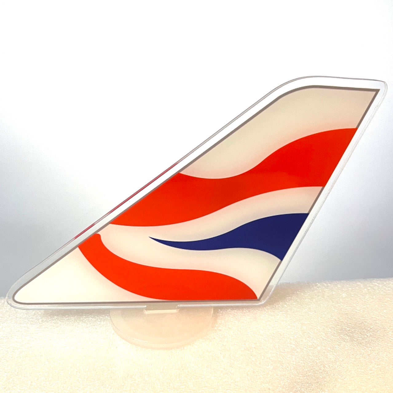 RBF絕版  British plastic tail 12x16cm 飛機尾翼 A1216-T-BA *free shipping* 全球免運費