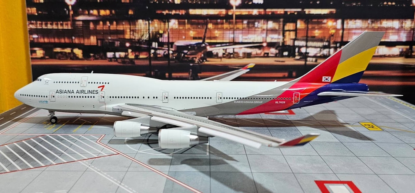 RBF絕版 SQ 金屬 1:200 Asiana B747-400 L2003FD *free shipping* 全球免運費