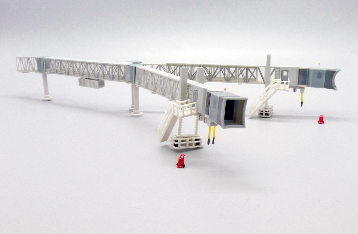RBF現貨 JC 金屬  1:200 744透明機場空橋 Passenger Bridge 74 LH2279 *free shipping* 全球免運費