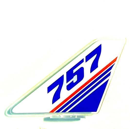 RBF絕版  757 Plastic tail 12x16cm 飛機尾翼 A1216-T-757 *free shipping* 全球免運費