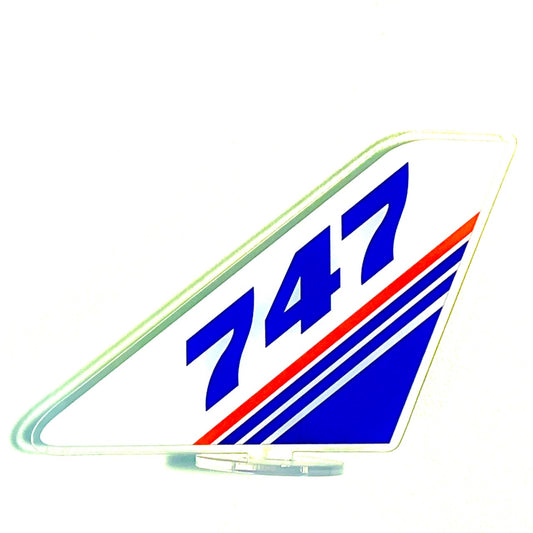 RBF現貨  747 Plastic tail 12x16cm 飛機尾翼 A1216-T-747 *free shipping* 全球免運費
