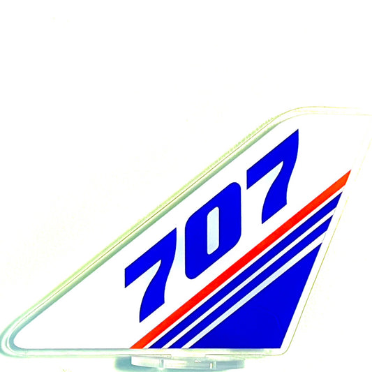 RBF絕版  707 Plastic tail 12x16cm 飛機尾翼 A1216-T-707 *free shipping* 全球免運費