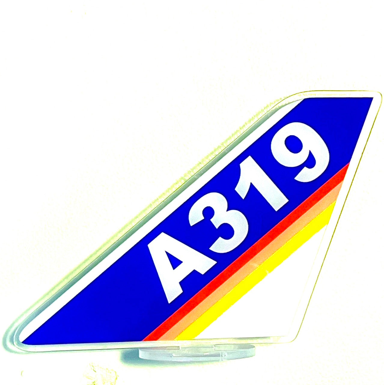 RBF絕版  A319 Plastic tail 12x16cm 飛機尾翼 A1216-T-A319 *free shipping* 全球免運費