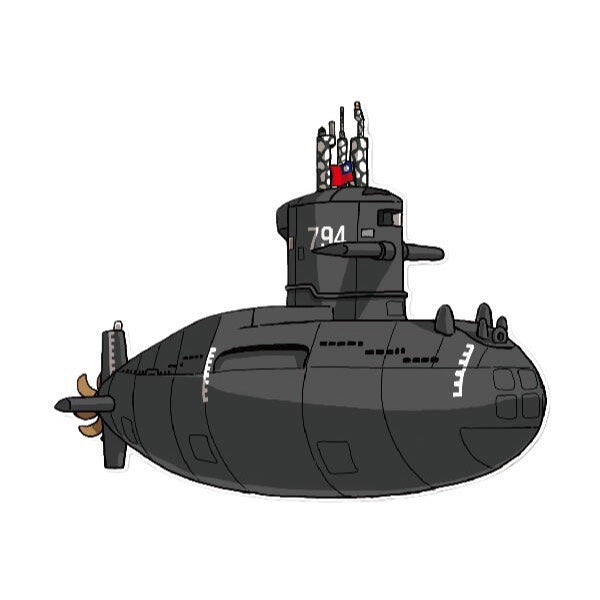 RBF現貨  ROC NAVY 794 STICKER 10CM 貼紙 S10-794 *free shipping* 全球免運費