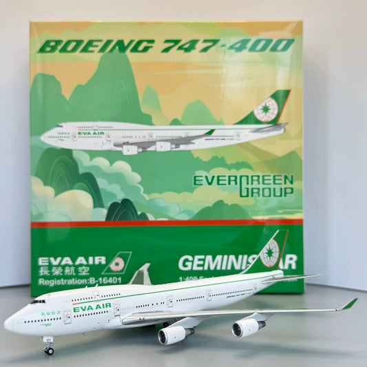 RBF現貨  Gemini Star 1:400 EVA AIR 747-400 B- 74402 *free shipping* 全球免運費