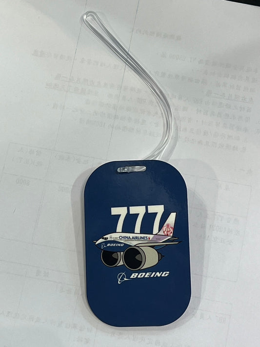 RBF絕版   CHINA AIRLINES 777 LUGGAGE TAG 行李吊牌 LT-CI777D *free shipping* 全球免運費