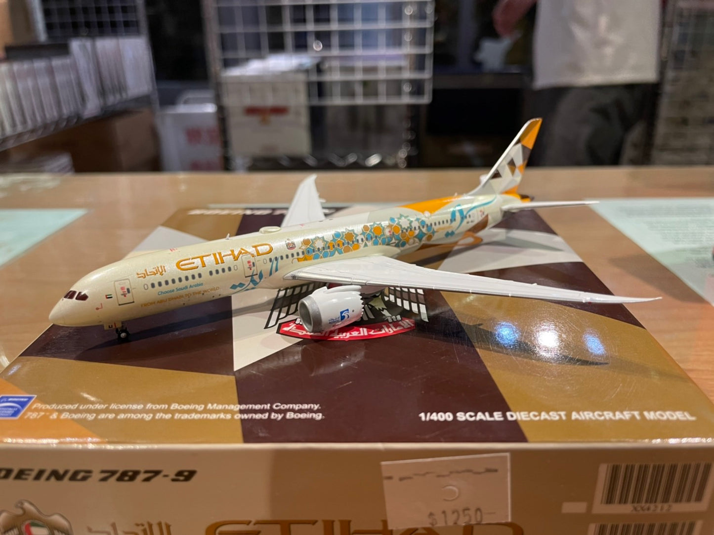 RBF絕版 JC 金屬 1:400 ETIHAD 787-9 CHOOSE ARAB XX4212 *free shipping* 全球免運費