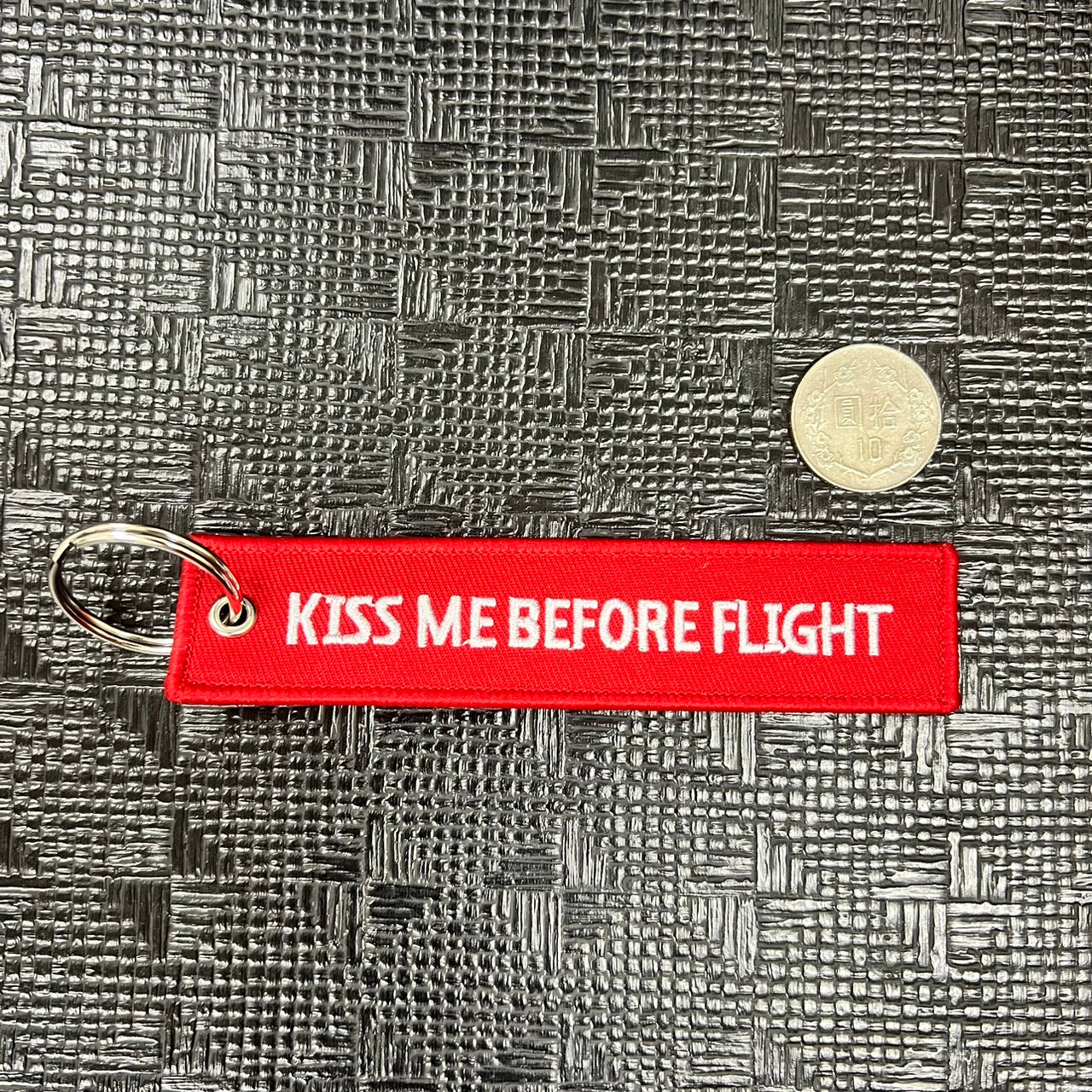 RBF現貨  KISS ME BEFORE FLIGHT KEY RING 鑰匙圈 K-KMBL *free shipping* 全球免運費