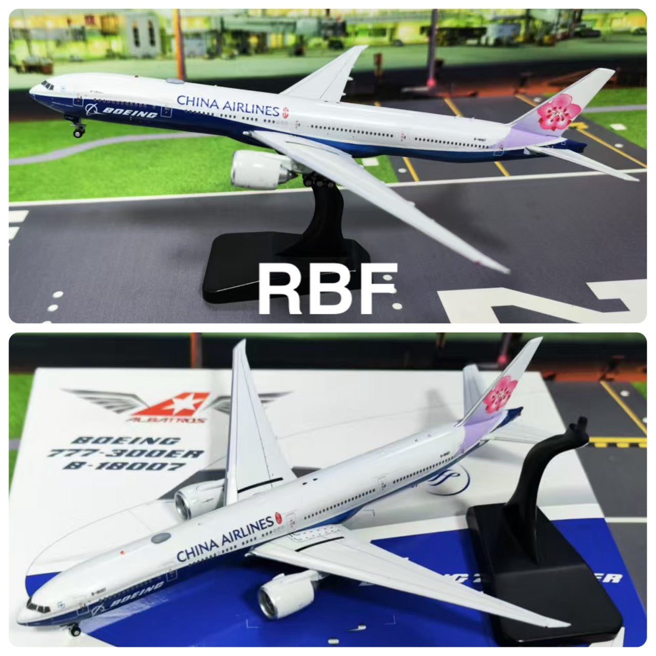 RBF現貨 ALB 金屬 1:400 China Airlines 777-300ER B-180 ALB4CI007 *free shipping* 全球免運費