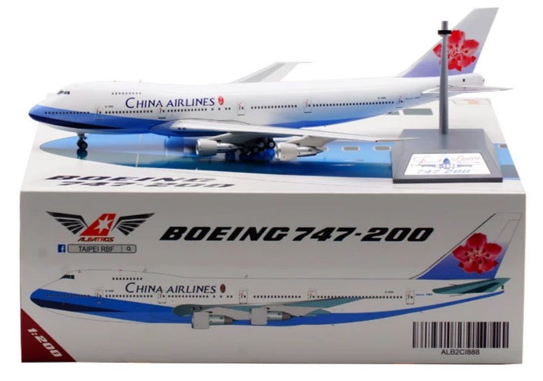 RBF現貨 ALB 金屬 1:200 CHINA AIRLINES 747-200 B-1888 ALB2CI888 *free shipping* 全球免運費