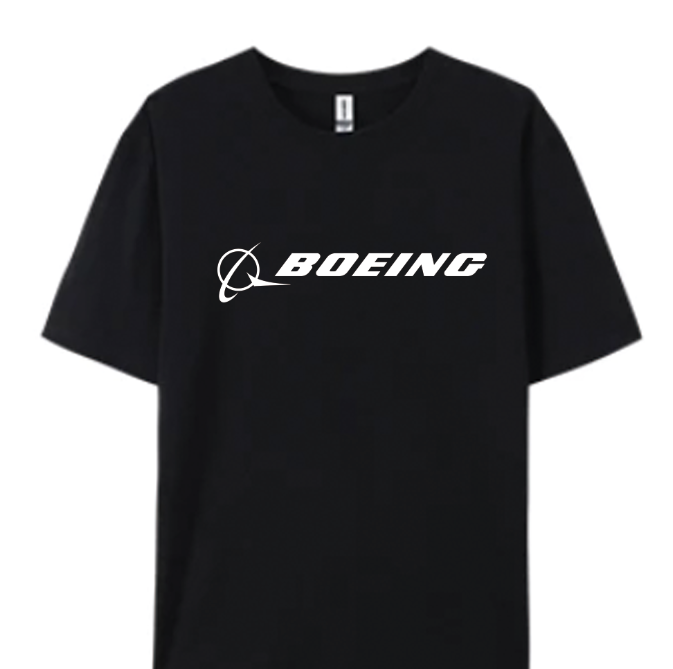 RBF絕版  BOEING BLACK T-SHIRT M 黑 T-BOE-BK-M *free shipping* 全球免運費