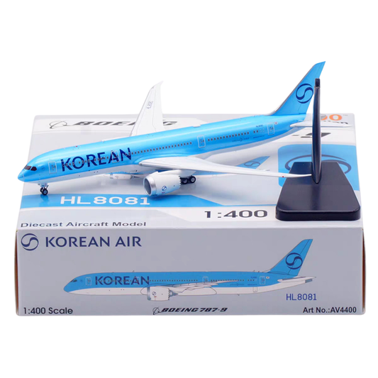 RBF 現貨 AV 1:400 HL8081 Korean  787-9 AV4400 全球免運 Free Shipping Worldwide