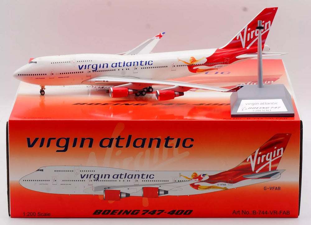 RBF現貨 IF 金屬 1:200 Virgin Atlantic 747-4Q8 G-VFAB B-744-VR-FAB *free shipping* 全球免運費