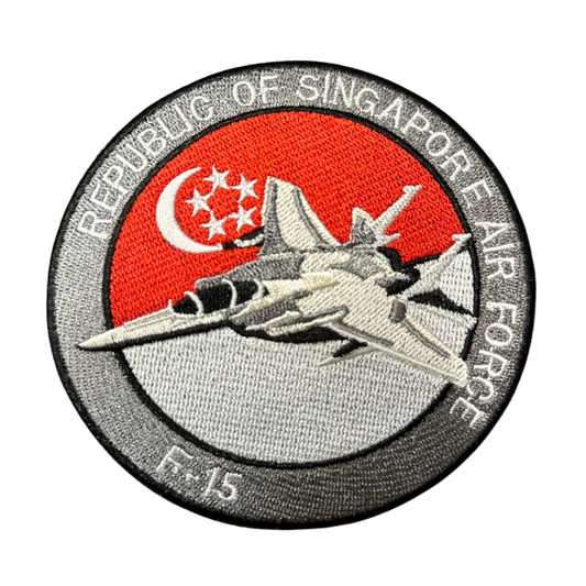 RBF現貨  Singapore Air Force F-15 Patch 10cm  ARM-RSAF15 *free shipping* 全球免運費