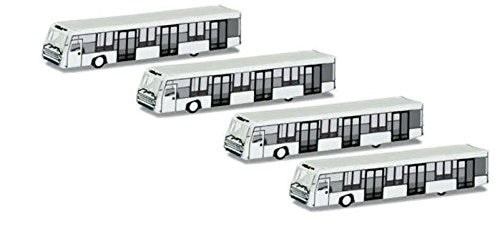 RBF絕版  Herpa 1:500 Airport Accessories 4 Bu 52100 *free shipping* 全球免運費