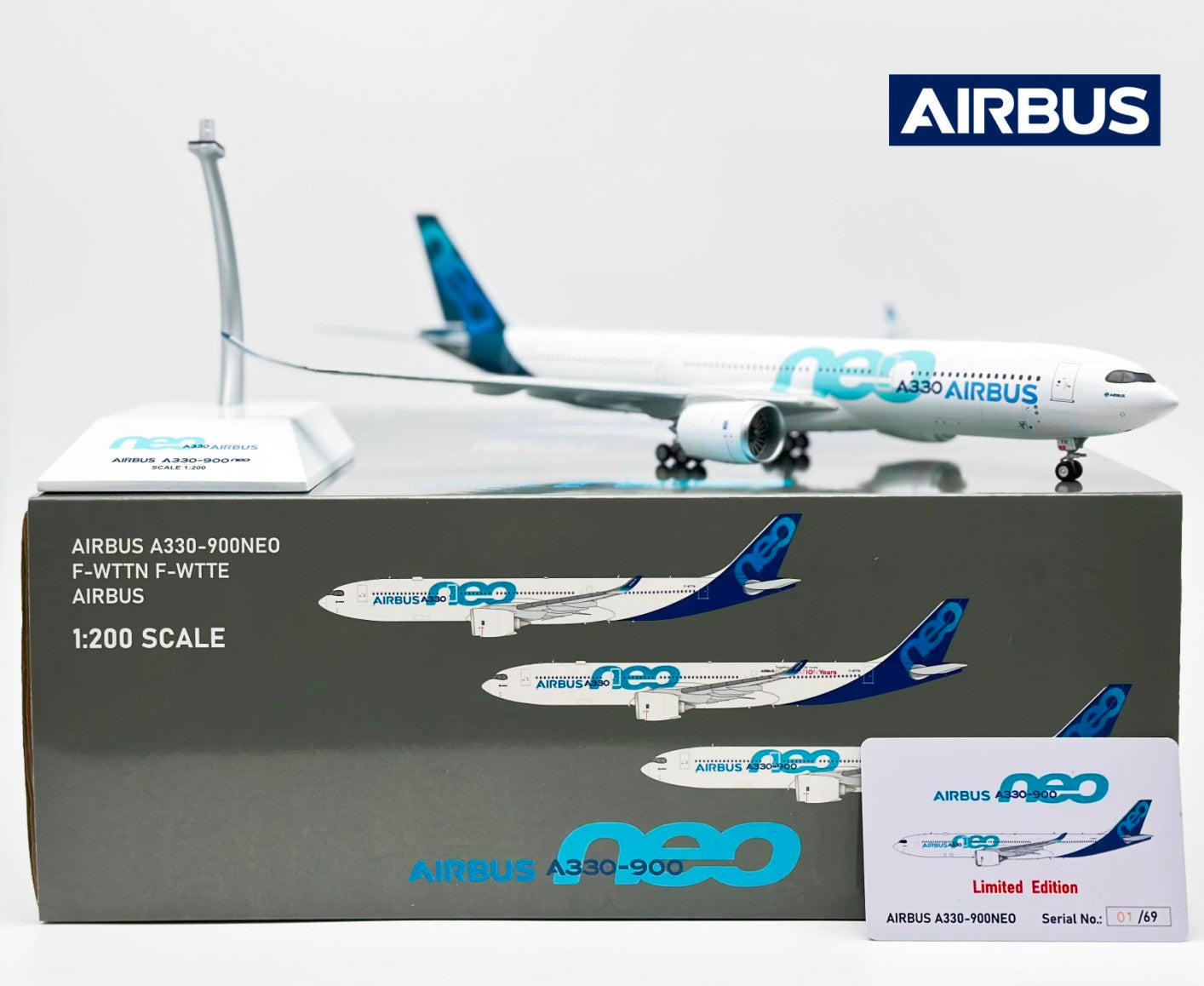 RBF絕版 JC 金屬 1:200 A330-900NEO F-WTTN Without Tit KJ-A339-038 *free shipping* 全球免運費