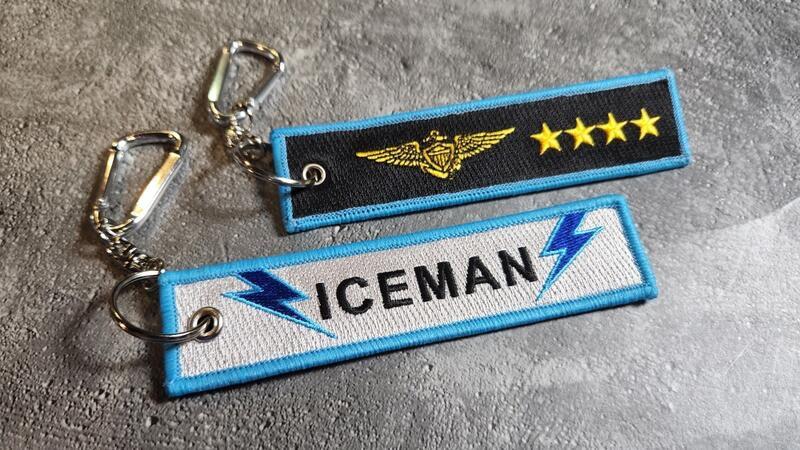 RBF現貨  ICEMAN TOP GUN KEY CHAIN 鑰匙圈 K120-ICE *free shipping* 全球免運費