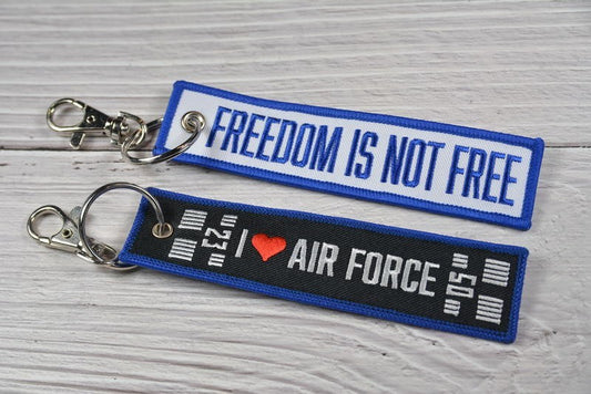 RBF現貨  Key chain Freedom Is Not Free 自由不是免費 K120-FINF *free shipping* 全球免運費