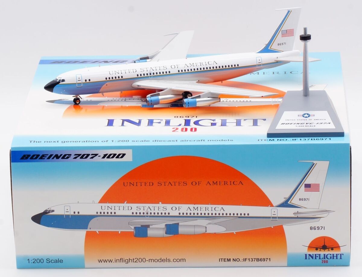 RBF絕版 IF 金屬 1:200 USAF VC-137A 58-6971 IF137B6971 *free shipping* 全球免運費