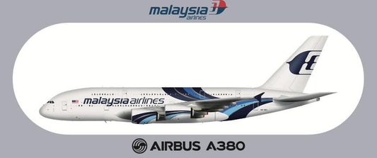RBF現貨  MALAYSIA A380 20*8.8CM STICKER 貼紙 S-R-380-MH *free shipping* 全球免運費