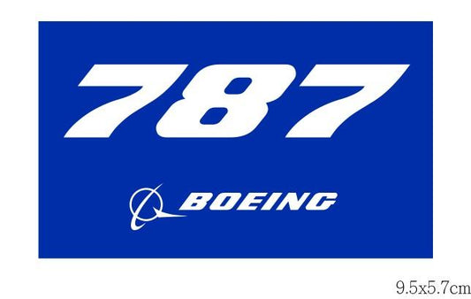RBF現貨  BOEING 787 9.5X5.7CM STICKER 貼紙 S-B787 *free shipping* 全球免運費