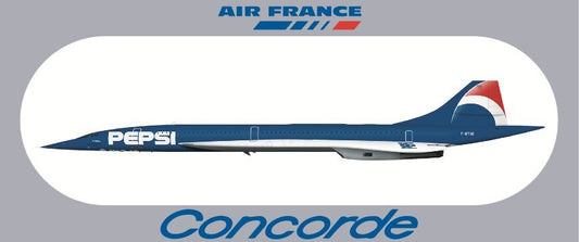 RBF現貨  PEPSI CONCORDE 20X8.8CM STICKER 貼紙 S-R-CONC-TSD *free shipping* 全球免運費