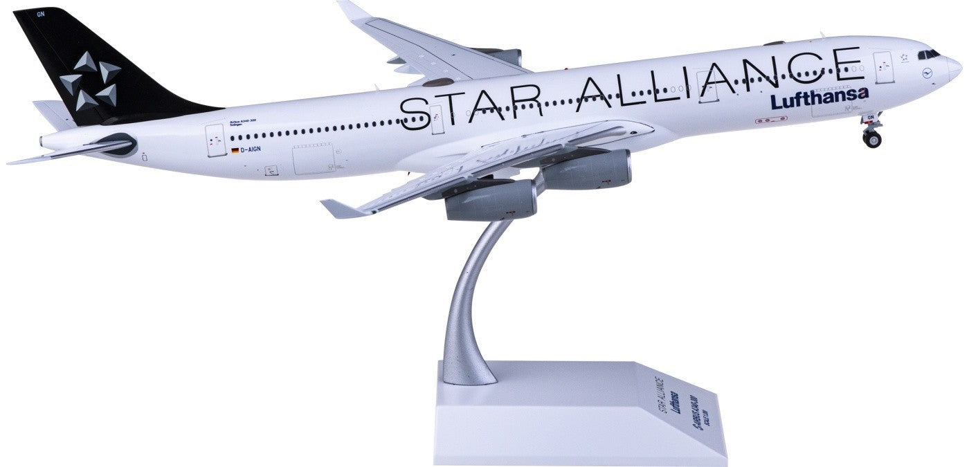 RBF絕版 JC 金屬 1:200 LUFTHANSA A340-300 STAR ALLIAN XX20150 *free shipping* 全球免運費