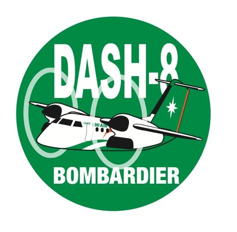 RBF現貨  UNI AIR DASH-8 7CM STICKER 貼紙 S-C-DH8-UNI-NC *free shipping* 全球免運費