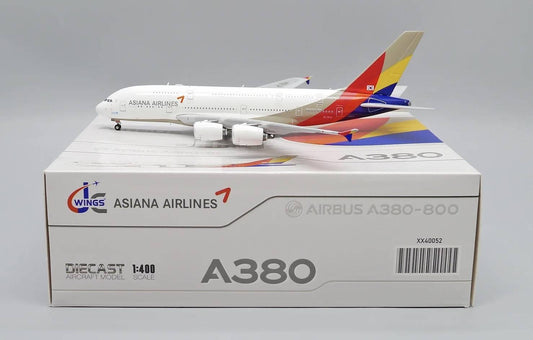 RBF現貨 JC 金屬 1:400 Asiana A380 HL7641 XX40052 *free shipping* 全球免運費