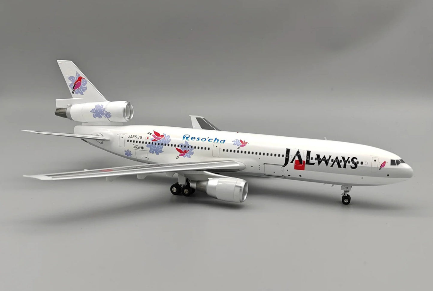RBF現貨  1/200 JALways - Reso`cha  DC-10 B-104-IAW-547