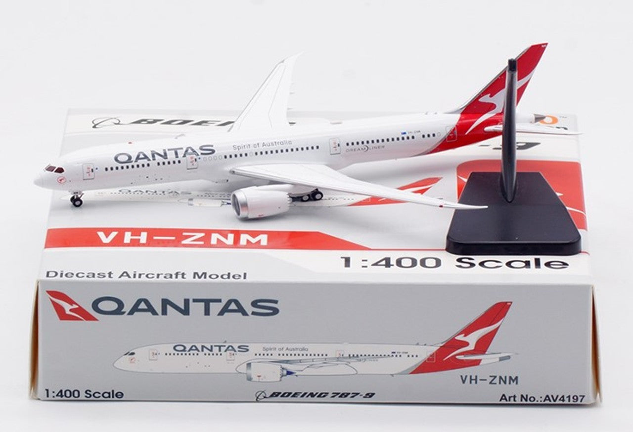 RBF現貨 AV 金屬 1/400 VH-ZNM Qantas 787-9 AV4197 *free shipping* 全球免運費