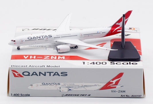 RBF現貨 AV 金屬 1/400 VH-ZNM Qantas 787-9 AV4197 *free shipping* 全球免運費
