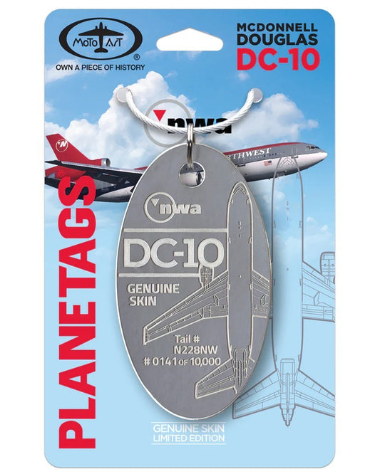 RBF絕版  PLANETAGS Northwest DC-10 721352897772 *free shipping* 全球免運費